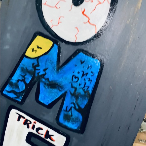 Colorful Halloween Wood Sign. - Picture 5 of 5